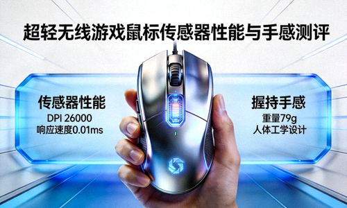 超轻无线游戏鼠标传感器性能与手感测评